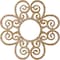 Ekena Millwork Cohen Wood Fretwork Pierced Ceiling Medallion, Red Oak, 40"OD x 13 5/8"ID x 1/4"T CMWP40X40X0250CORO - alternate 3